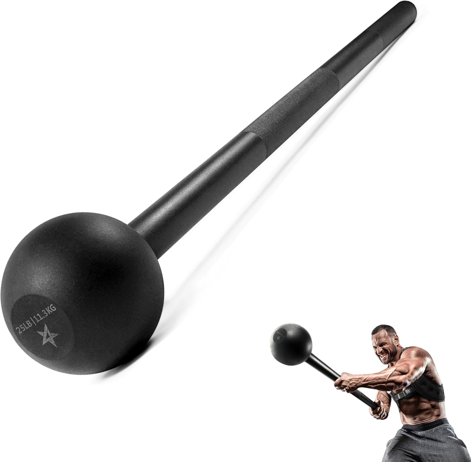 Steel Mace Bell for Strength Training