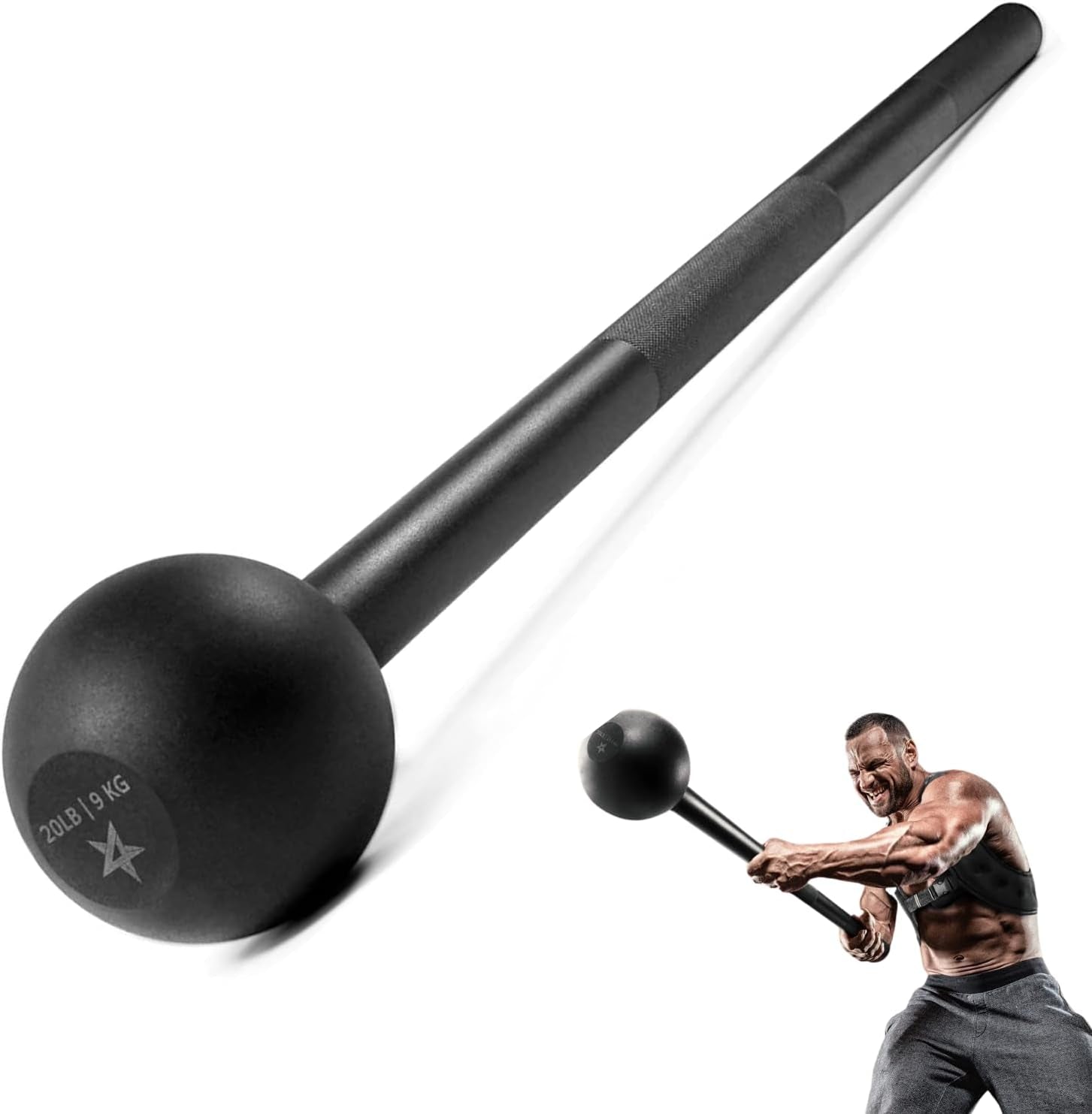 Steel Mace Bell for Strength Training