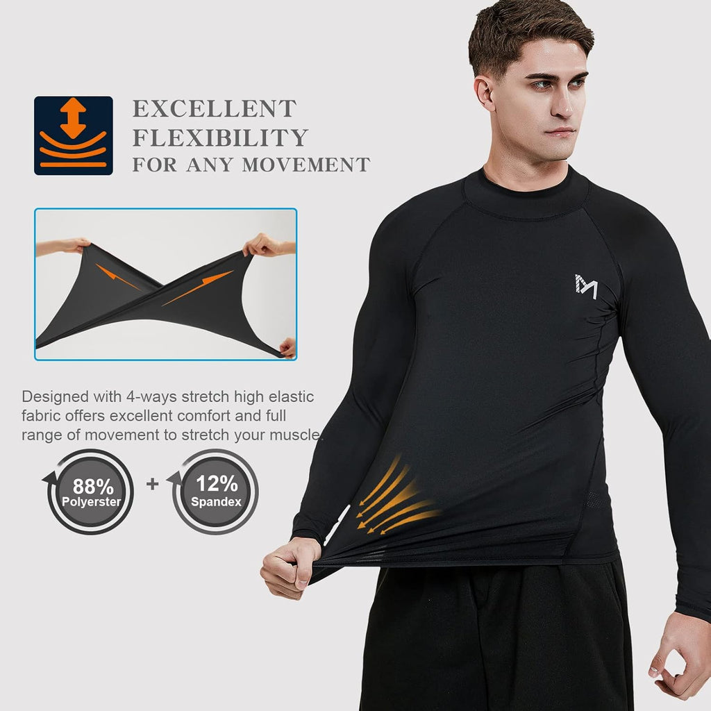 compression shit men long sleeves