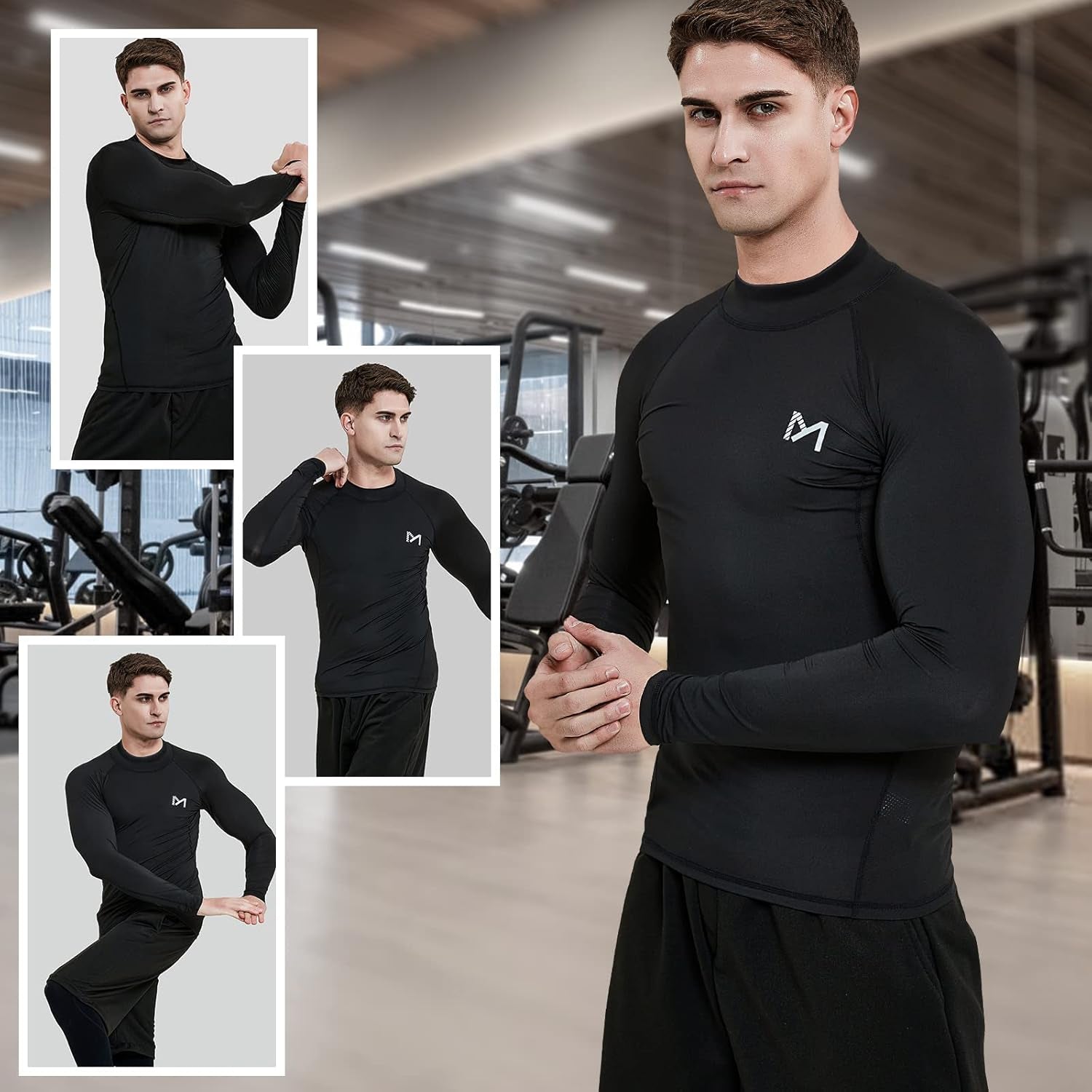 compression shit men long sleeves