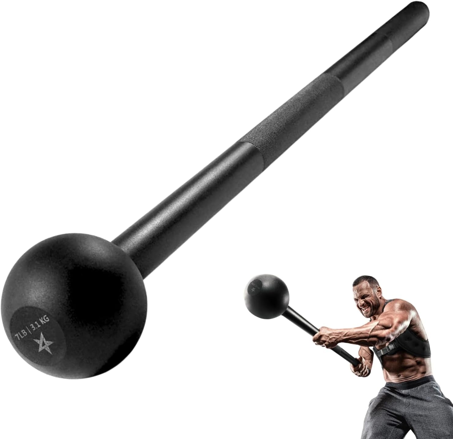 Steel Mace Bell for Strength Training