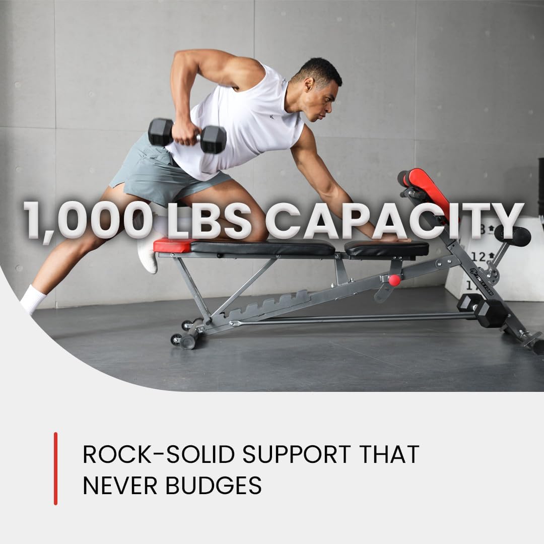 Weight Bench for Full All-In-One Body Workout 