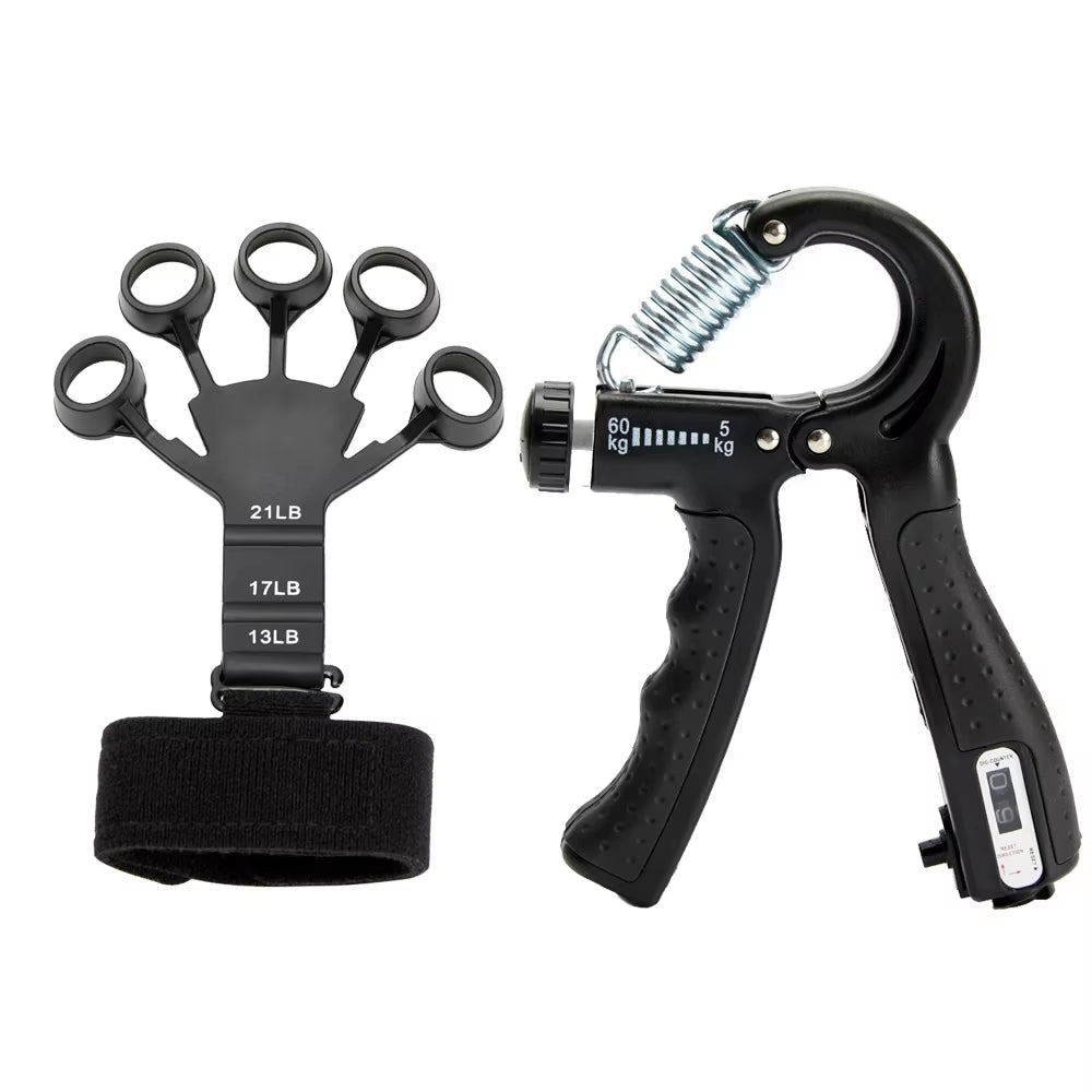 5-60Kg Adjustable Hand Grip Wrist Training Finger 